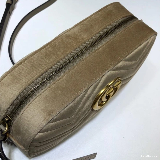 First bag ru matelassé bag Gucci shoulder Marmont GG small 0810